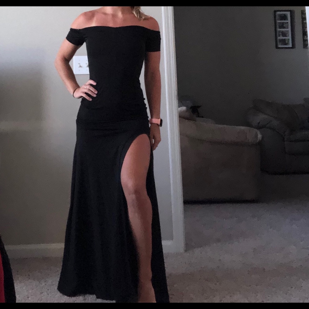 Black formal dress